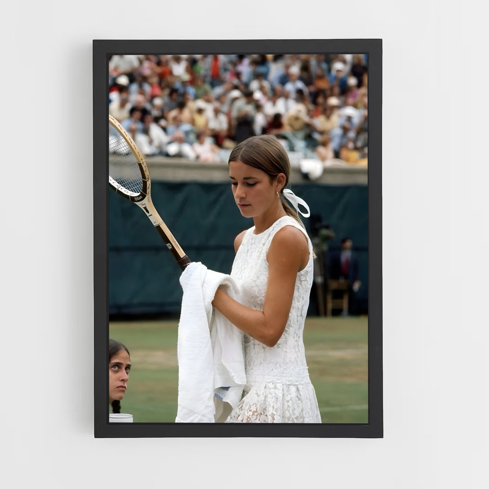 Poster Chris de evert – affiche Tennis (vue 2)